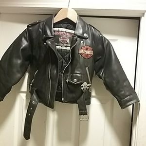 HARLEY DAVIDSON Kids Black Jacket